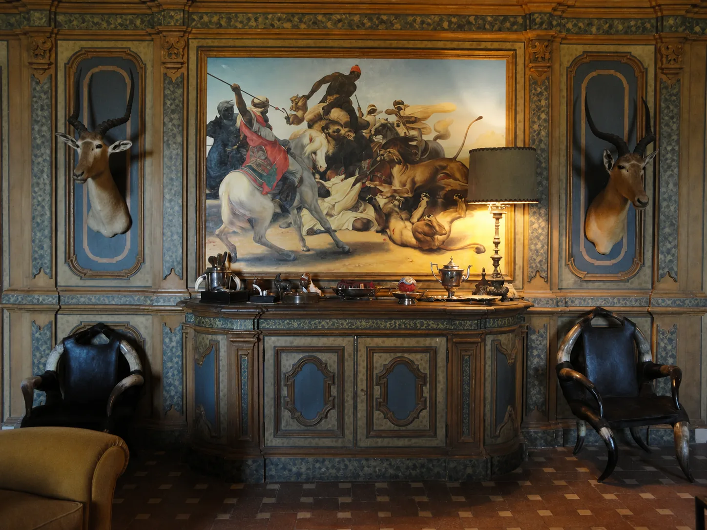 Sala di Caccia del castello