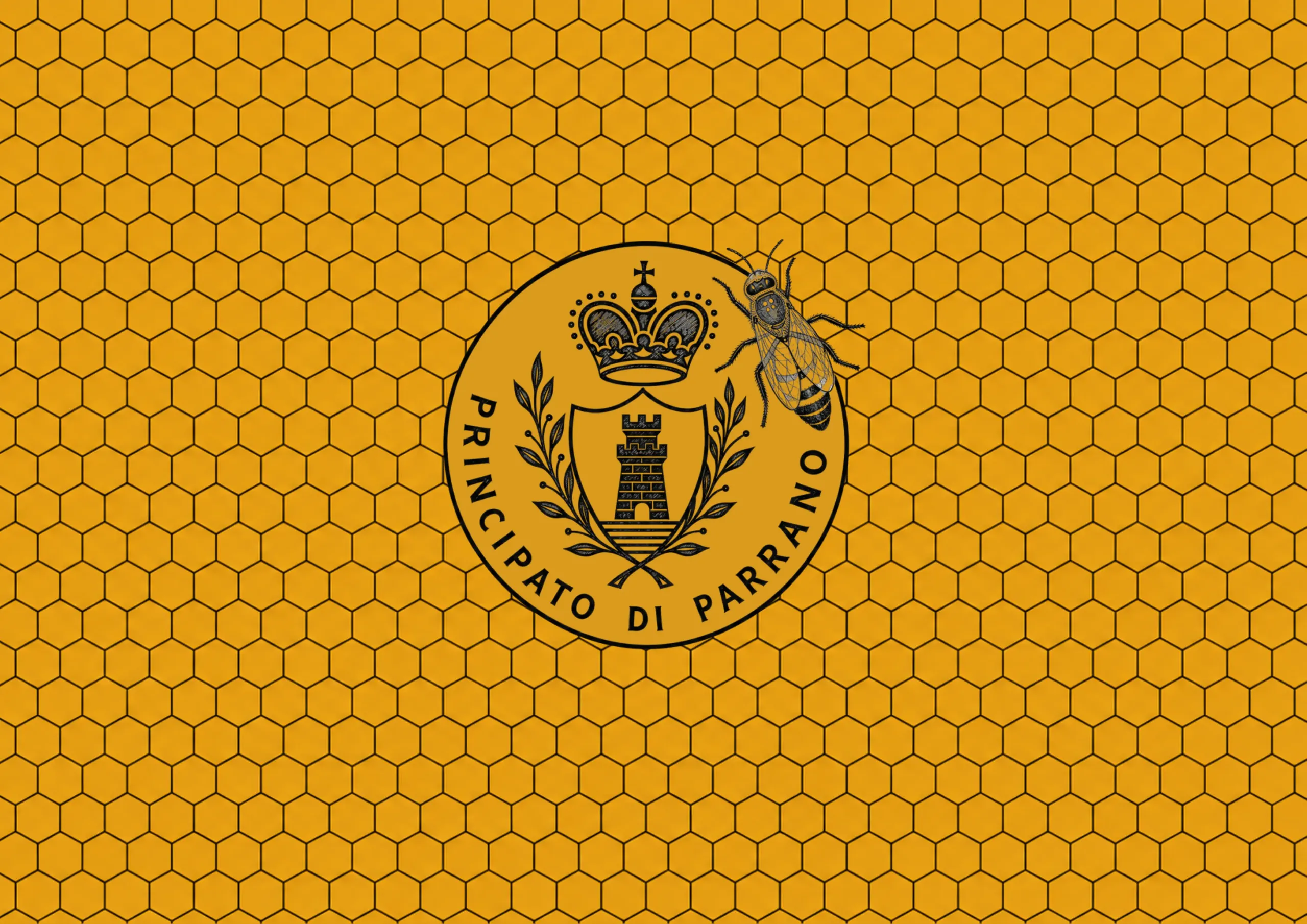 Oak Woodland honey label — Principato di Parrano