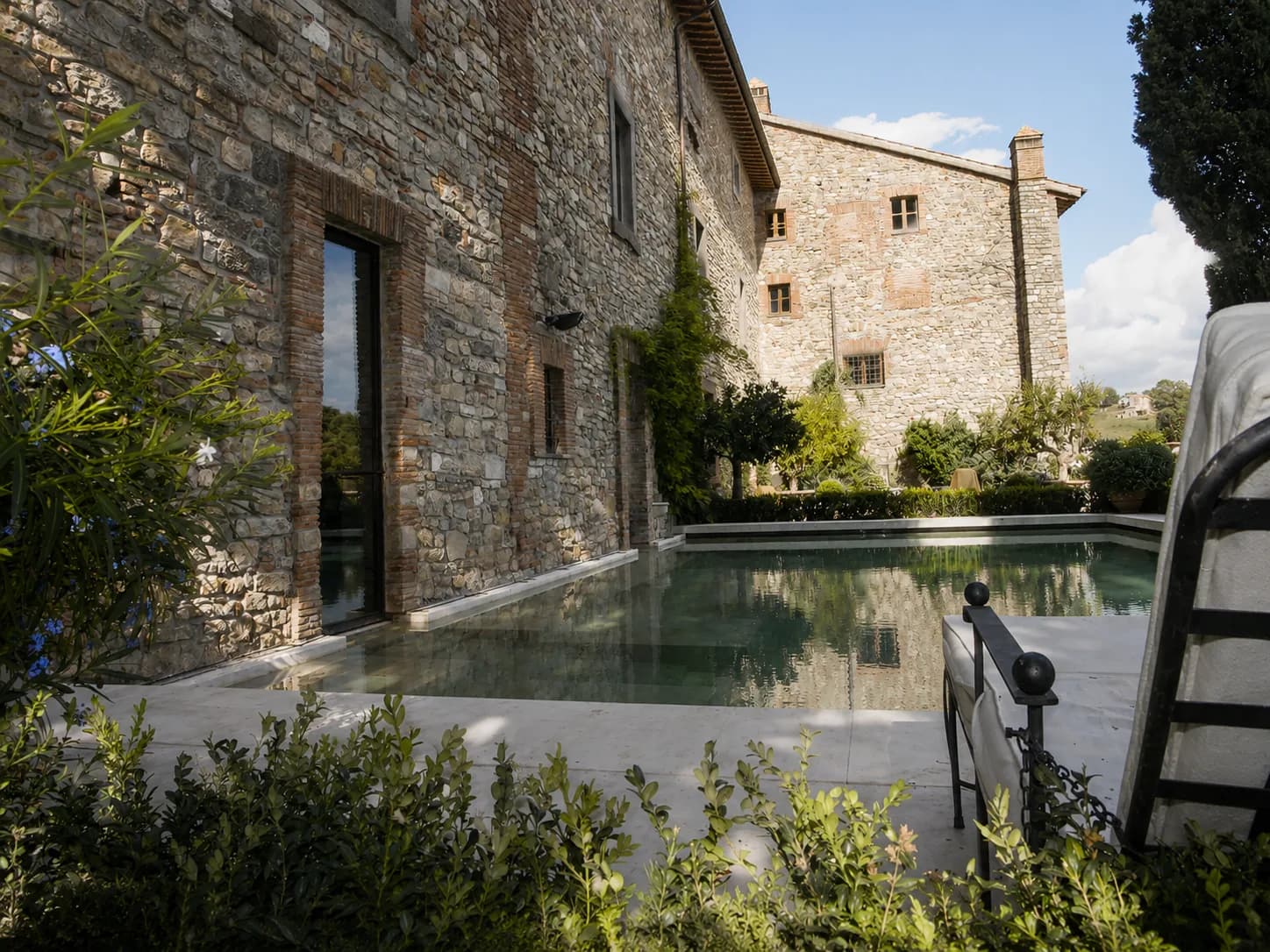 The relaxation area at the Principato di Parrano SPA